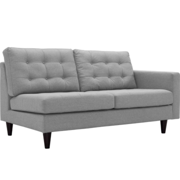Modway Empress Right-Facing Upholstered Fabric Loveseat