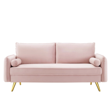 Modway Revive Performance Velvet Sofa-Pink