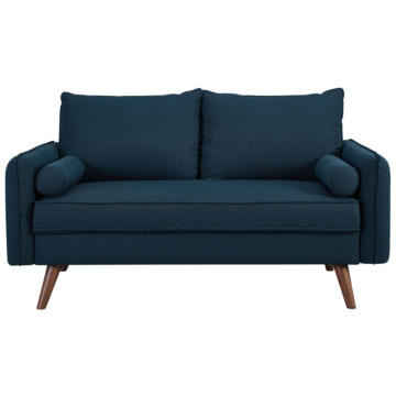Modway Revive Upholstered Fabric Loveseat-Azure
