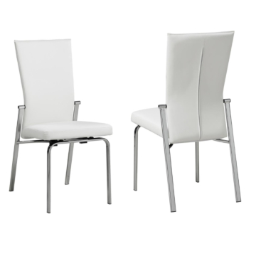 Chintaly Molly Motion Back Side Chair, White, $222.42, Chintaly, White