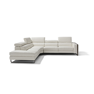 Lesse Leather Sectional with Recliners, Right Arm Facing | Creative Furniture