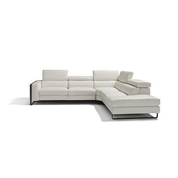 Lesse Leather Sectional with Recliners, Left Arm Facing | Creative Furniture