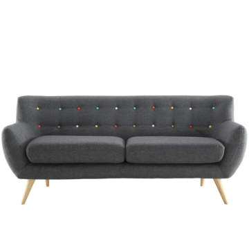Modway Remark Fabric Upholstered Sofa-Gray