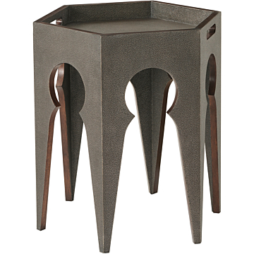 Theodore Alexander Radium Hexagonal Accent Table