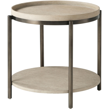 Theodore Alexander Repose 24" Wide Round Side Table