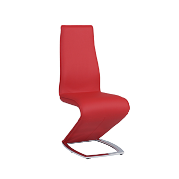 Chintaly Tara Side Chair, Red