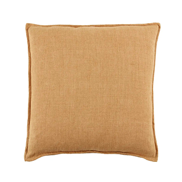 Jaipur Living Blanche Solid Polyester Pillow 22 inch-Light Terracotta