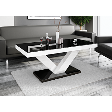 Cortex Victoria Dining Table with Black Top and Base